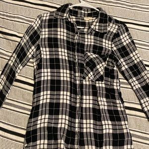 Black & white flannel